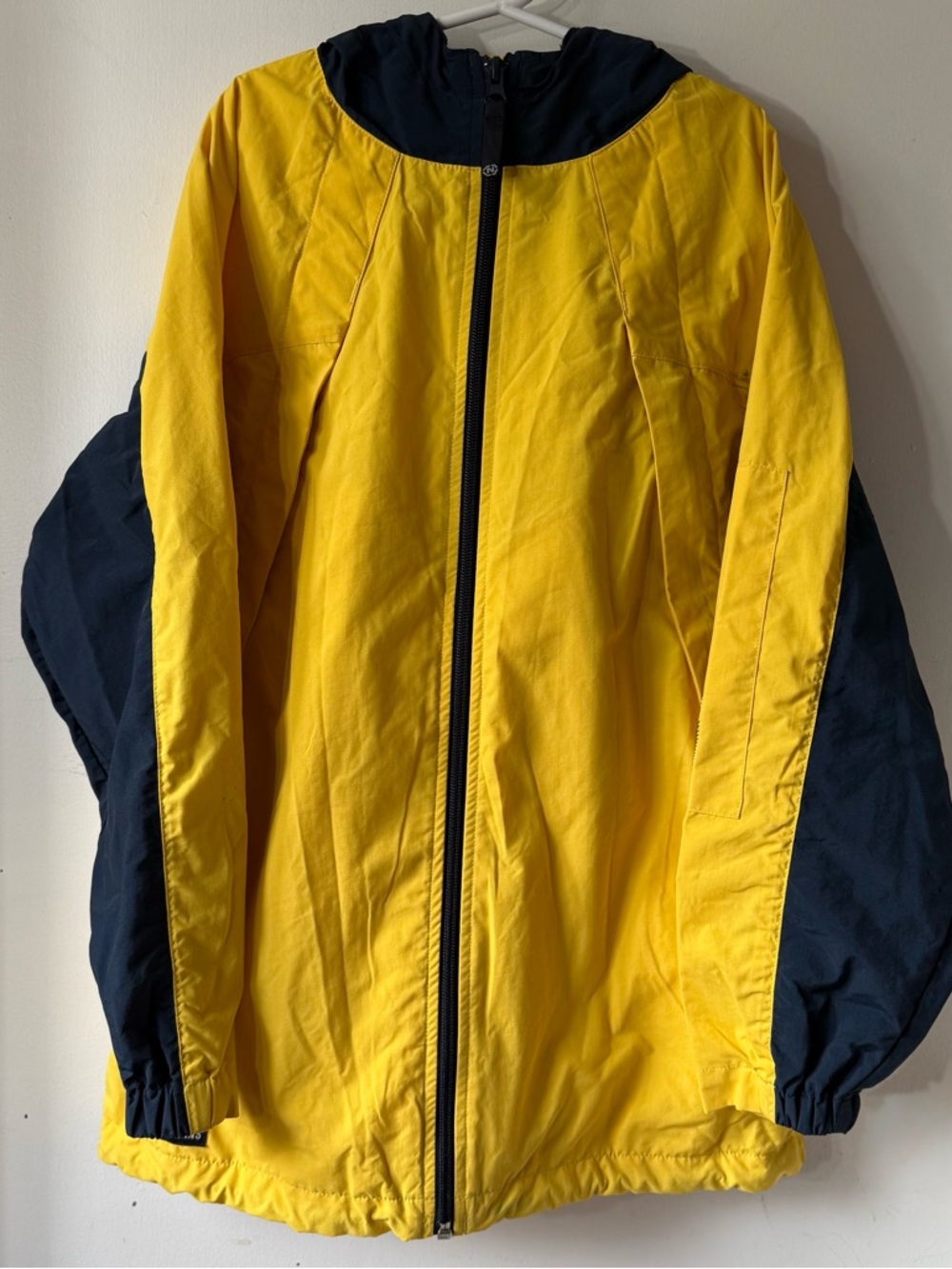 Kids Nautica Yellow and Navy Boys Windbreaker Jacket, 8-10